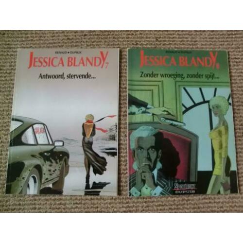 2 stripboeken uit de reeks van Jessica Blandy