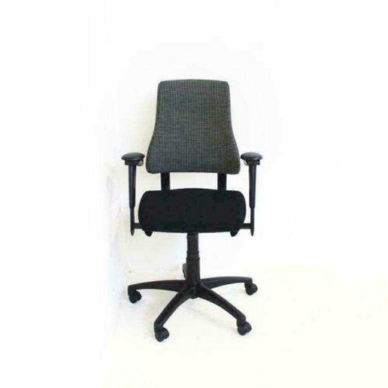 BMA Axia Bureaustoelen, Burostoelen, Zwart/wit blokje
