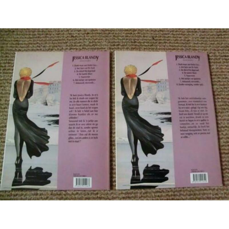 2 stripboeken uit de reeks van Jessica Blandy