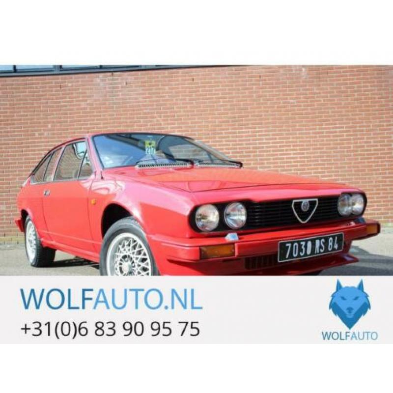 Alfa Romeo Alfetta GTV L 2.0 ORIGINELE ECHTE AUTO!