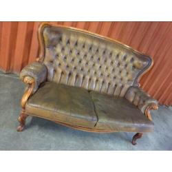 ????Canapé Chesterfield bank style Louis XVl