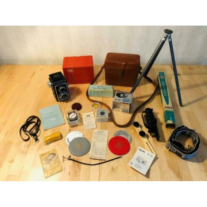 Zeiss Ikon Ikoflex Ib Twin Lens Reflex Camera uit 1959