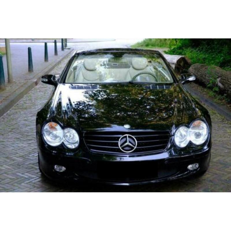 Mercedes SL-Klasse 3.7 Sl350 Roadster AUT 2003 Zwart