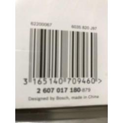 Bosch 2607017180. 7 delige bitset.