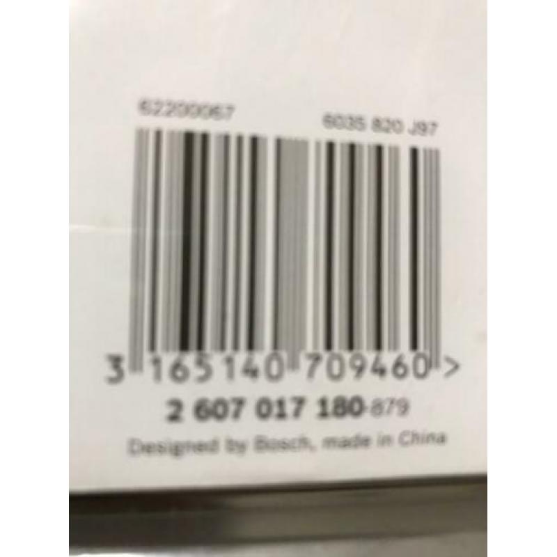 Bosch 2607017180. 7 delige bitset.