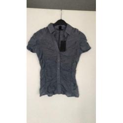 Mango blouse blauw nieuw maat small
