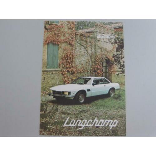 DT 002 De Tomaso Longchamp Folder,