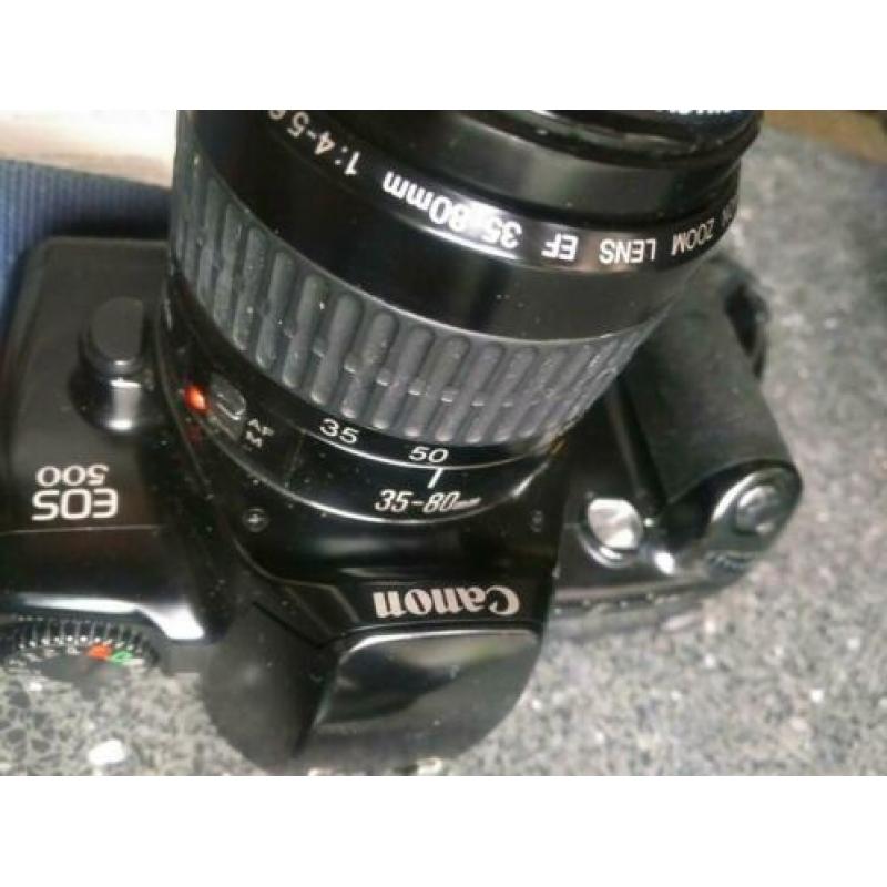 canon Eos 500 met zoomlens