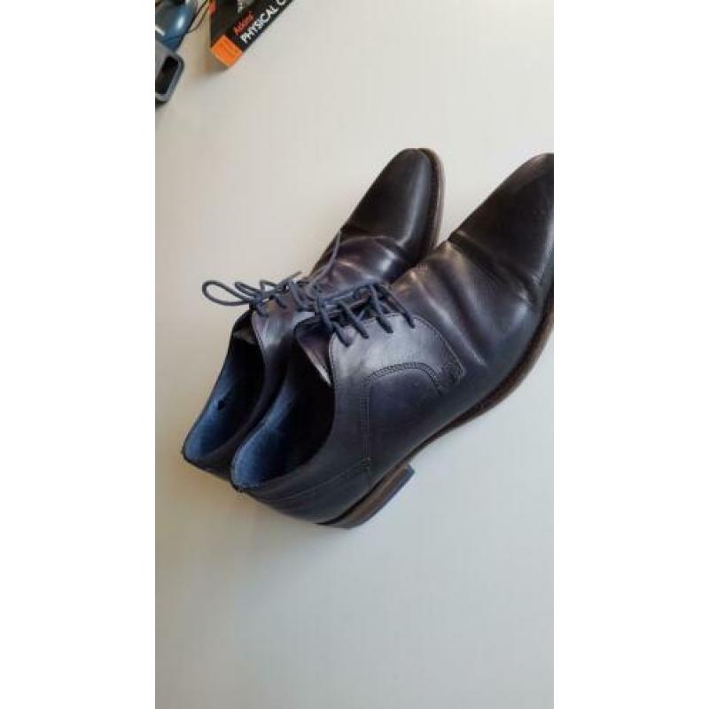 Herenschoenen leer 41 blauw