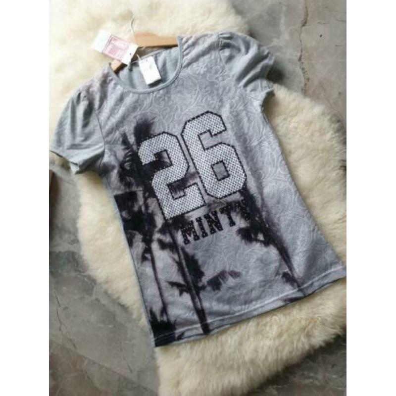 Maat 158/164 NIEUW Meisjes Shirt Grijs