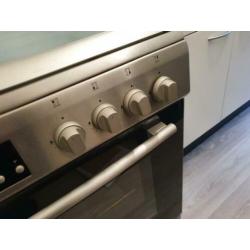 Etna gasfornuis met glasplaat en wokbrander