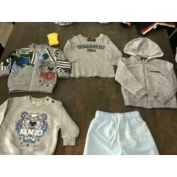 merkkleding baby 6 mnd 15stuks dsquared2,kenzo,hugoboss,enz