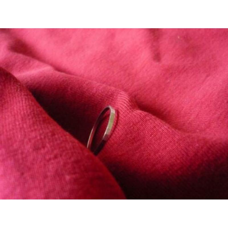 Echt zilveren ring met fijn werkje 925