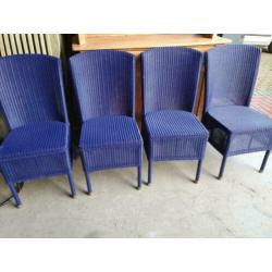 Lloyd loom orgineel 4 stuks