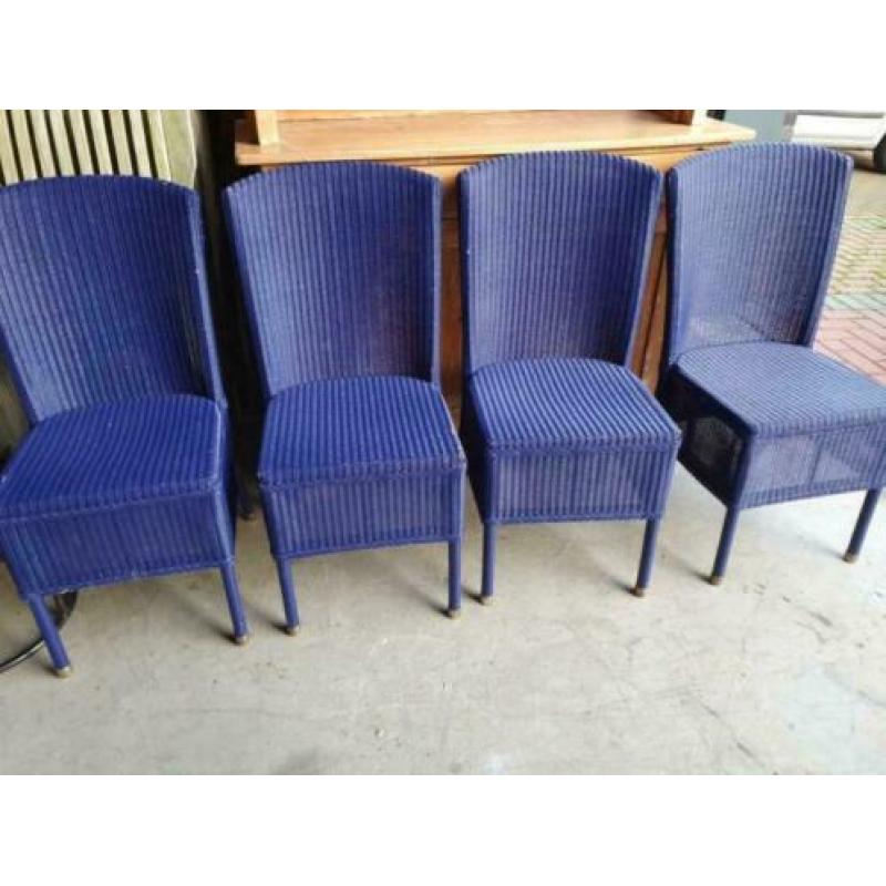 Lloyd loom orgineel 4 stuks