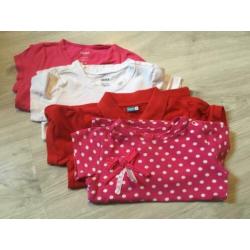 4 t-shirts Kiezeltje, Lief! Lifestyle, Hema, maat 92
