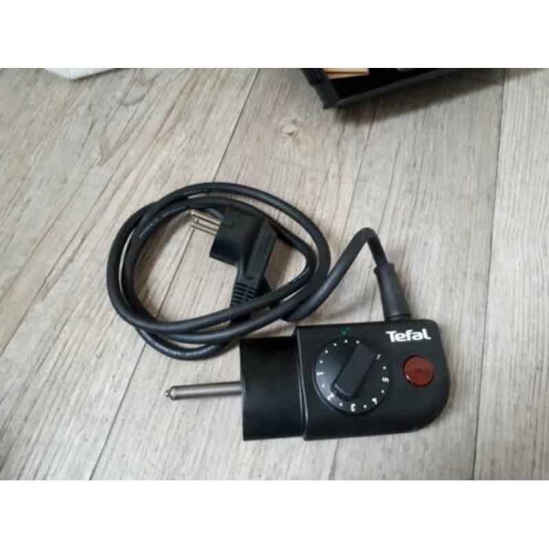 Tefal Malaga grillplaat/gourmetstel + 12 houten spateltjes!