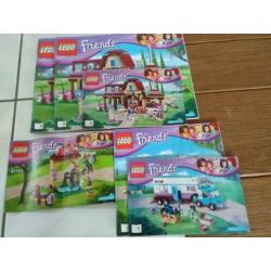 Lego Friends paardenclub set, 41123, 41125 en 41126
