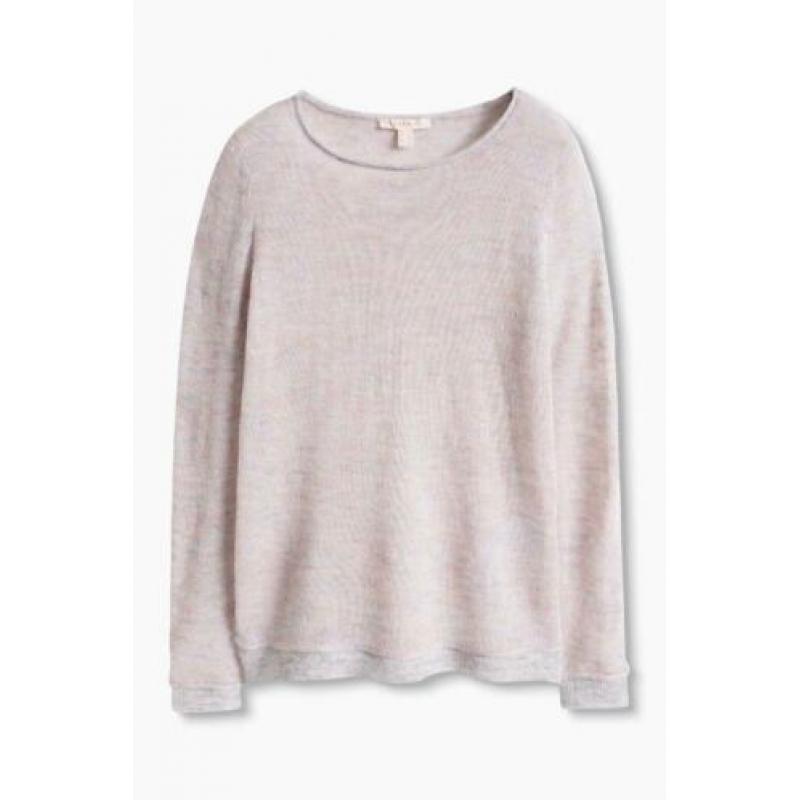Esprit lavender kleur trui sweater pullover wolmix mohair M