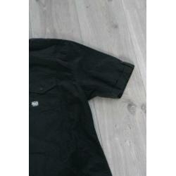 Heren zwart overhemd POLICE, maat L (HM)