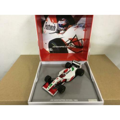 ✅ Jos Verstappen 1993 Estoril Footwork Mugen FA14 1:43 Spark