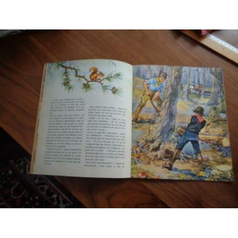 antiek sprookjesboekje DE DENNEBOOM Hans Christt.Andersen