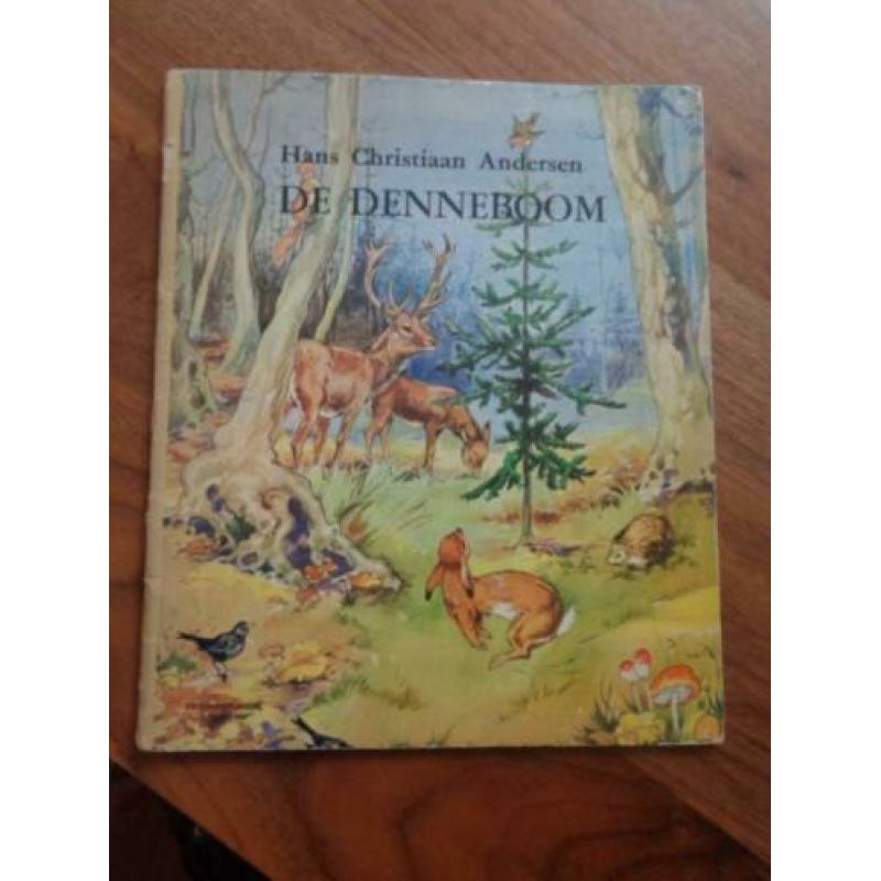antiek sprookjesboekje DE DENNEBOOM Hans Christt.Andersen