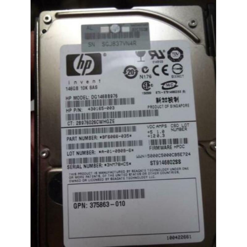 146 GB Hardisk voor server