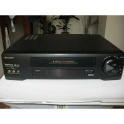 Videorecorder merk Sharp met verschillen Video banden