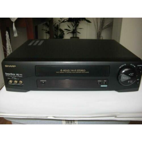 Videorecorder merk Sharp met verschillen Video banden