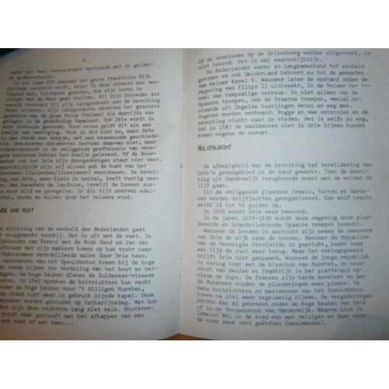 Gids van het Buurtschap Drie[Speulderbos]Gelderland/1977.