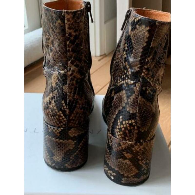 VIA VAI laars leer croco bruin mt 38(-) ook mt 40(-) -TIEN