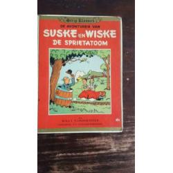 suske en wiske de sprietatoom ongekleurd nederlands