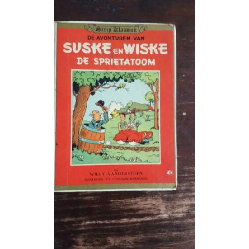 suske en wiske de sprietatoom ongekleurd nederlands
