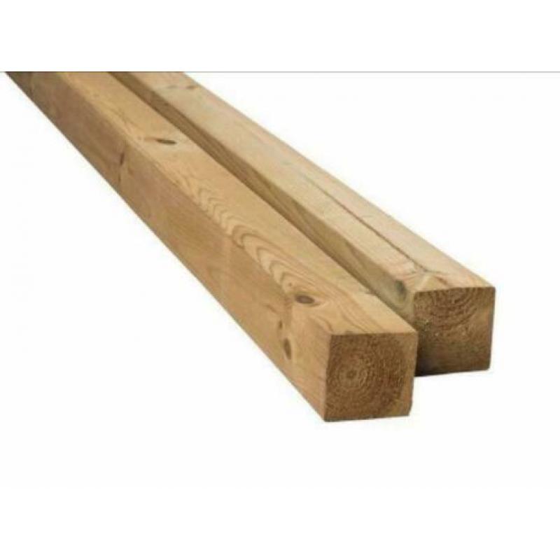 Grenen geïmpregneerde paal schutting hout tuin palen