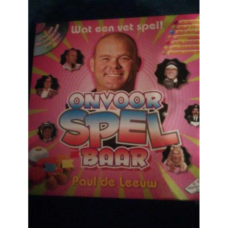 Onvoorspelbaar, knetter gek bordspel van Paul de Leeuw