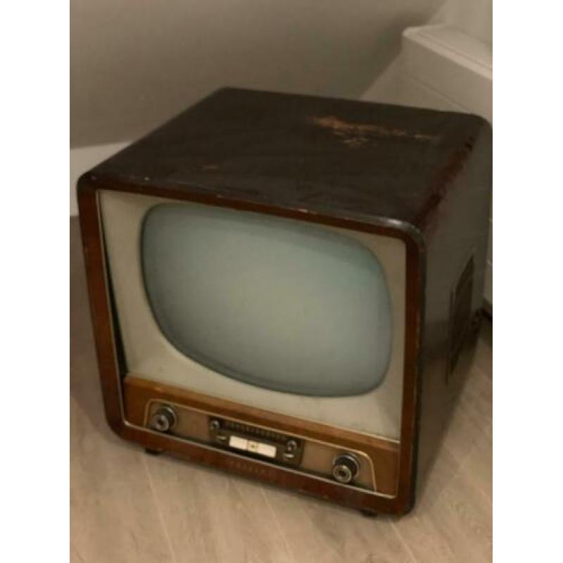 Antieke tv van Philips (ter decoratie)