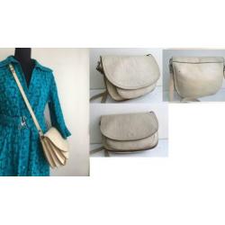 Leren tas - Als nieuw- Vintage - S@n
