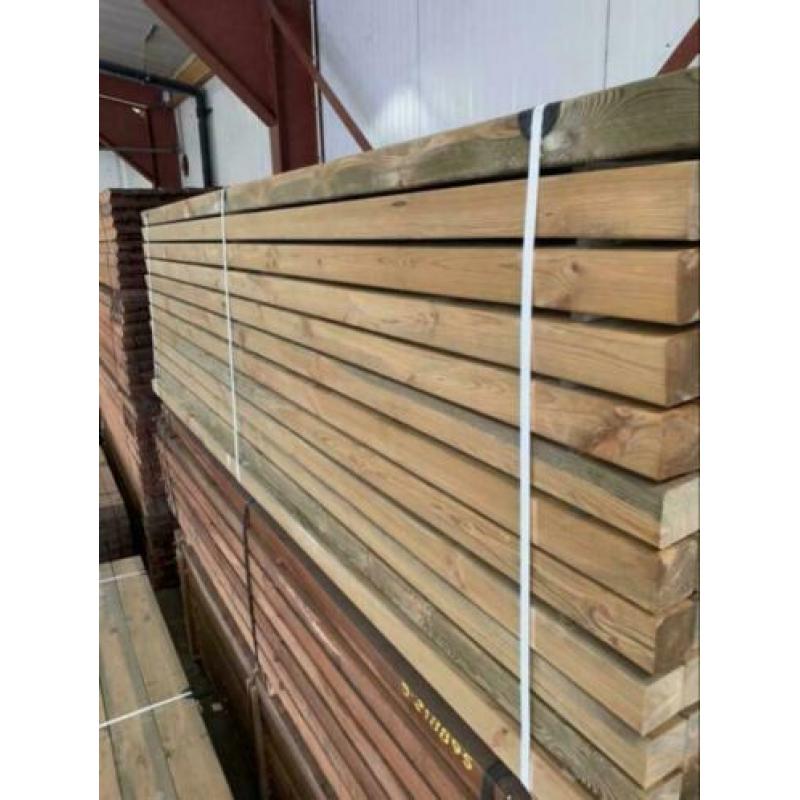 Grenen geïmpregneerde paal schutting hout tuin palen