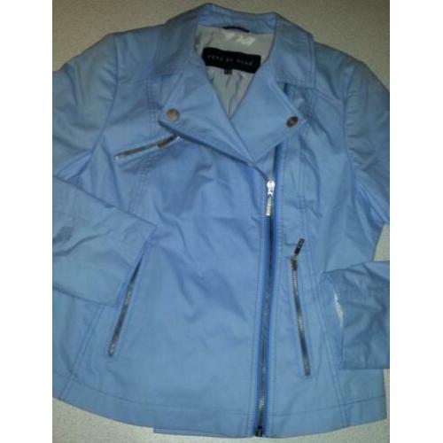 Nieuw! Vent Du Nord babyblauw jasje rits V - flappen - 38