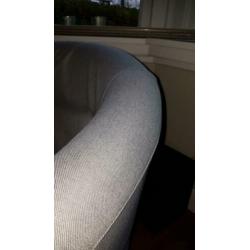 Ikea Tullsta fauteuil stoel met Nordvalla middengrijze hoes.