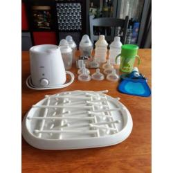 Tommee Tippee flessen, spenen, droogrekje, en meer