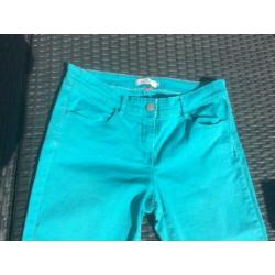 Tom Tailor broek van katoen, maat 42, blauw