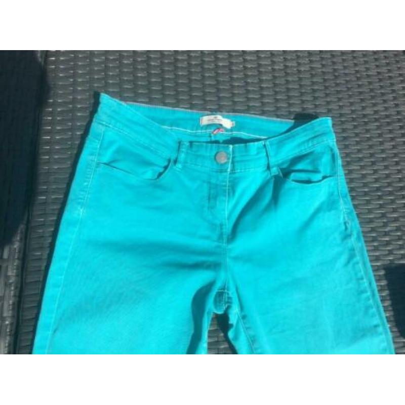Tom Tailor broek van katoen, maat 42, blauw