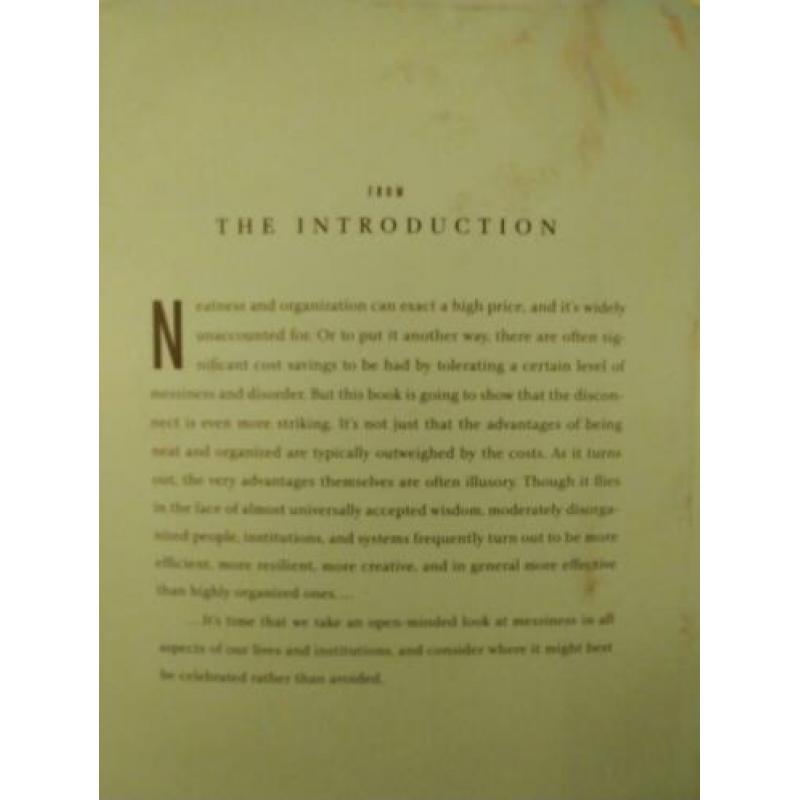 A perfect mess, Eric Abrahamson