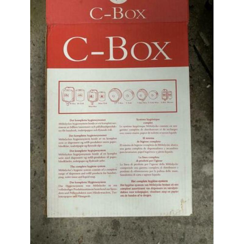 mölnlycke c-box papieren handdoeken dispencer
