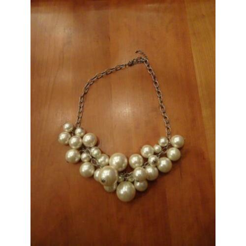 Parel trossen verstelbare ketting