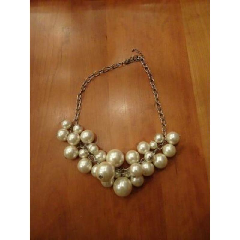 Parel trossen verstelbare ketting