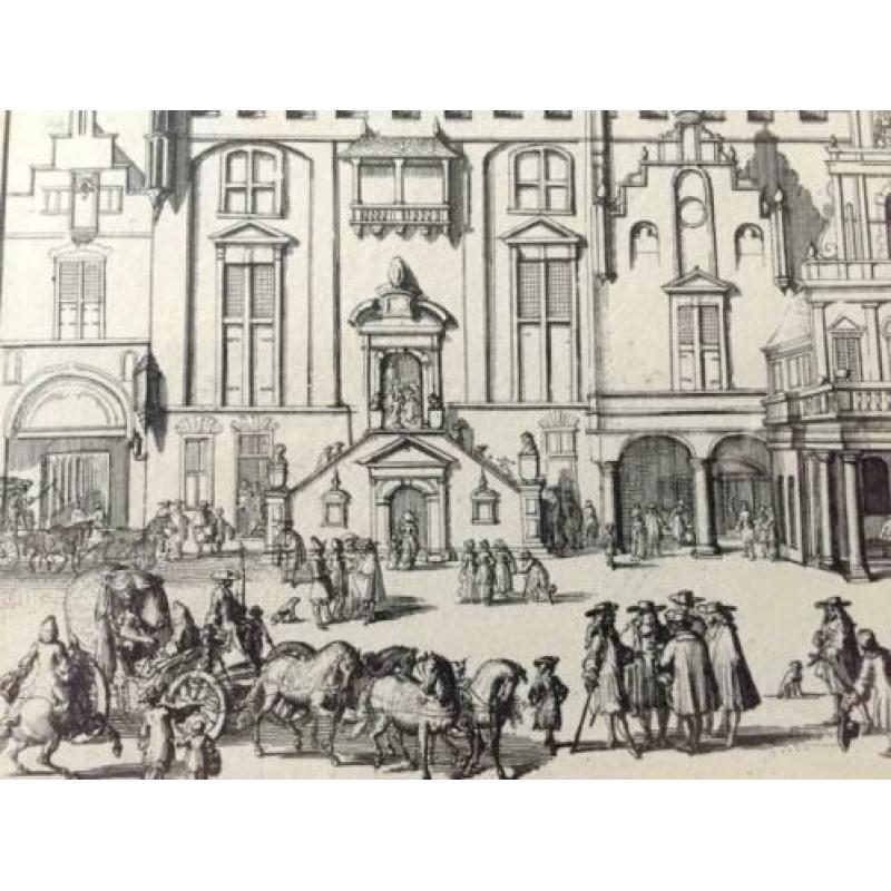 Romein de Hooge - Het Stads-Huys te Haarlem - Gravure 1688