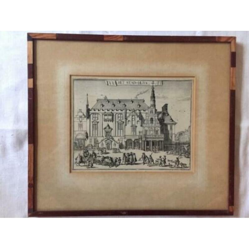 Romein de Hooge - Het Stads-Huys te Haarlem - Gravure 1688